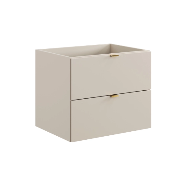 Szafka pod umywalkę 60cm 2 szuflady Kaszmirowy Mat DALIA CASHMERE 82-60-46-2S, Comad